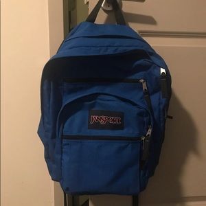 Blue And Black Jansport Backpack